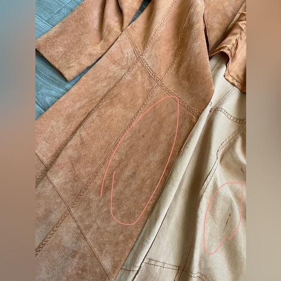 70’s Style Western Leather Jacket-Vintage Coat in Rust,Size 10•••Long Line - Picture 12 of 16